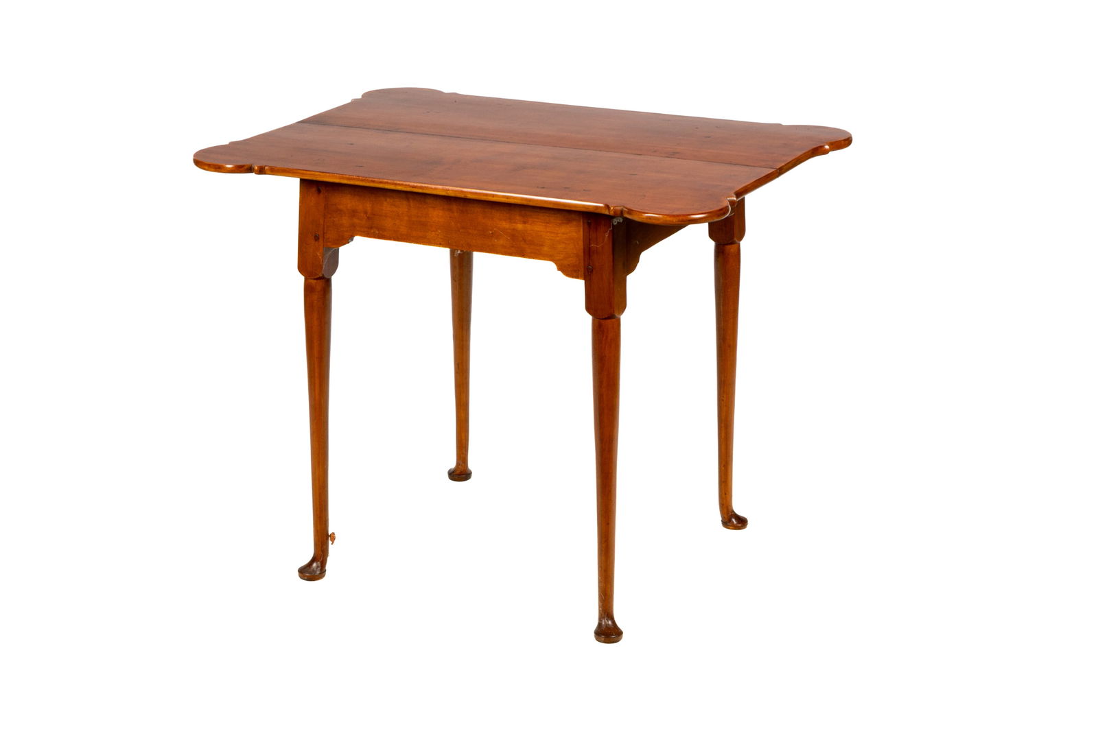 CHERRY WOOD AMERICAN QUEEN ANN TABLE (1 of 4)