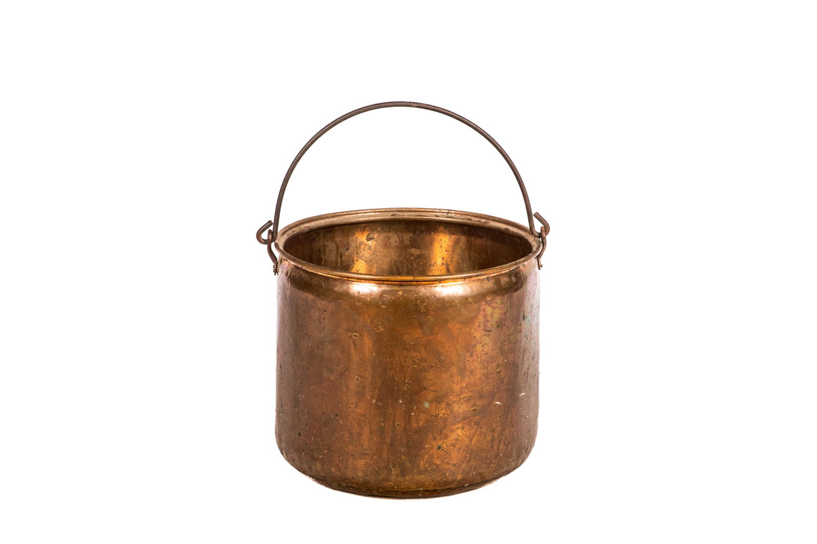 LARGE ANTIQUE COPPER FIRE BUCKET (1 of 4)
