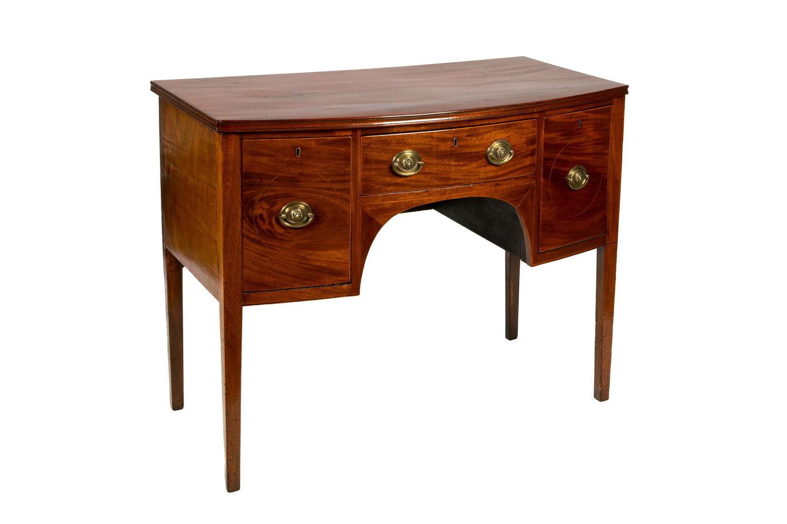 GEORGE III ENGLISH MAHOGANY SIDEBOARD (1 of 5)