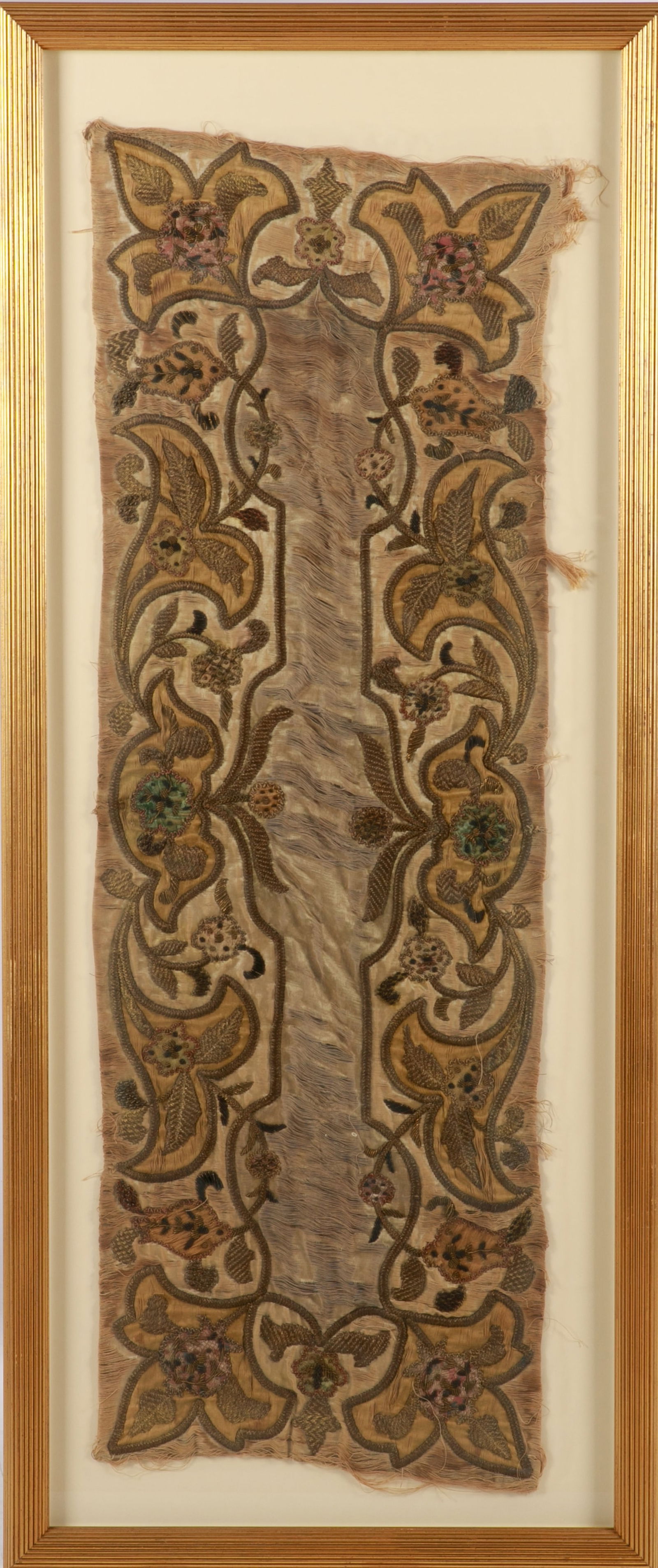 ANTIQUE HUNGARIAN LITURGICAL TEXTILE PANEL (1 of 1)