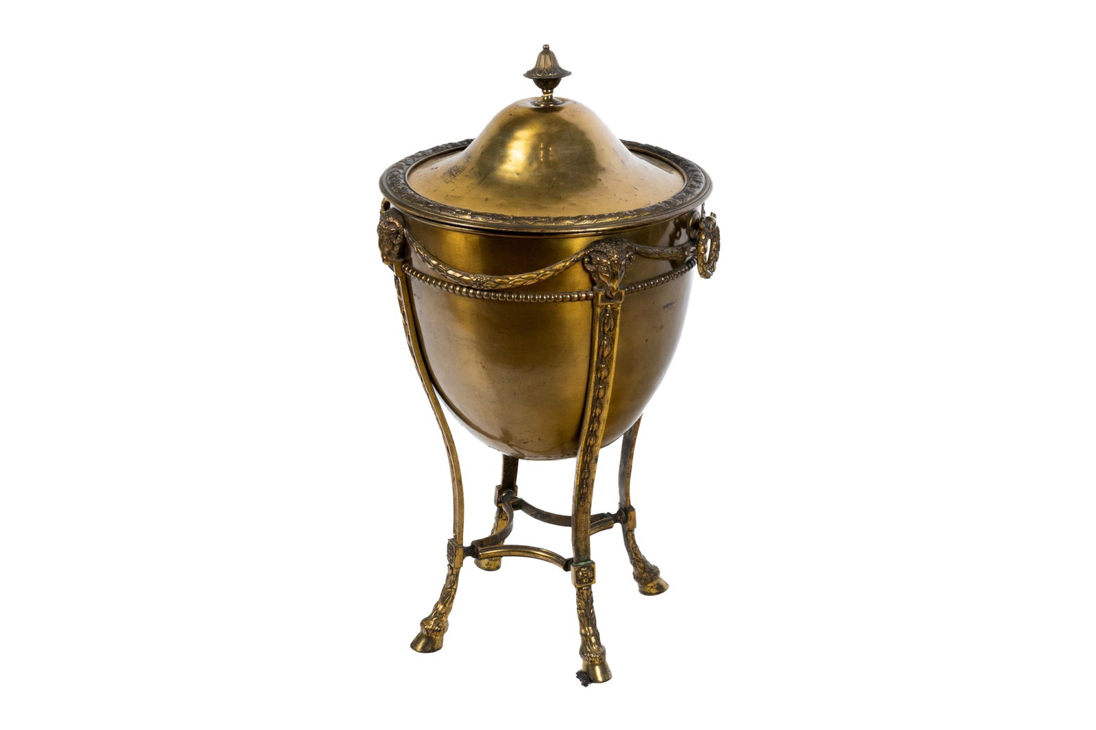 ADAM'S DESIGN BRASS COAL URN (1 of 4)