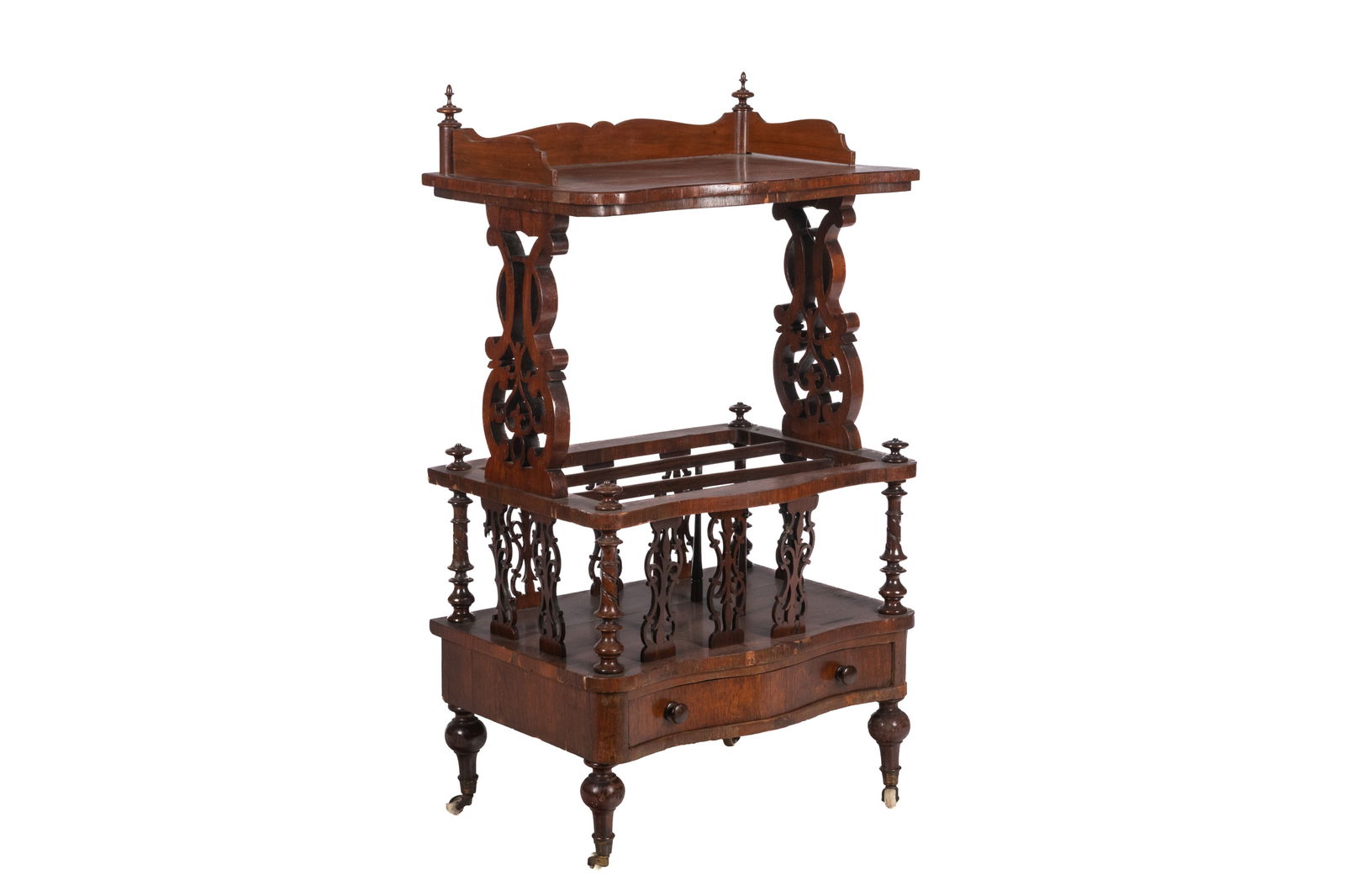ENGLISH 19TH C CANTERBURY MUSIC STAND (1 of 6)