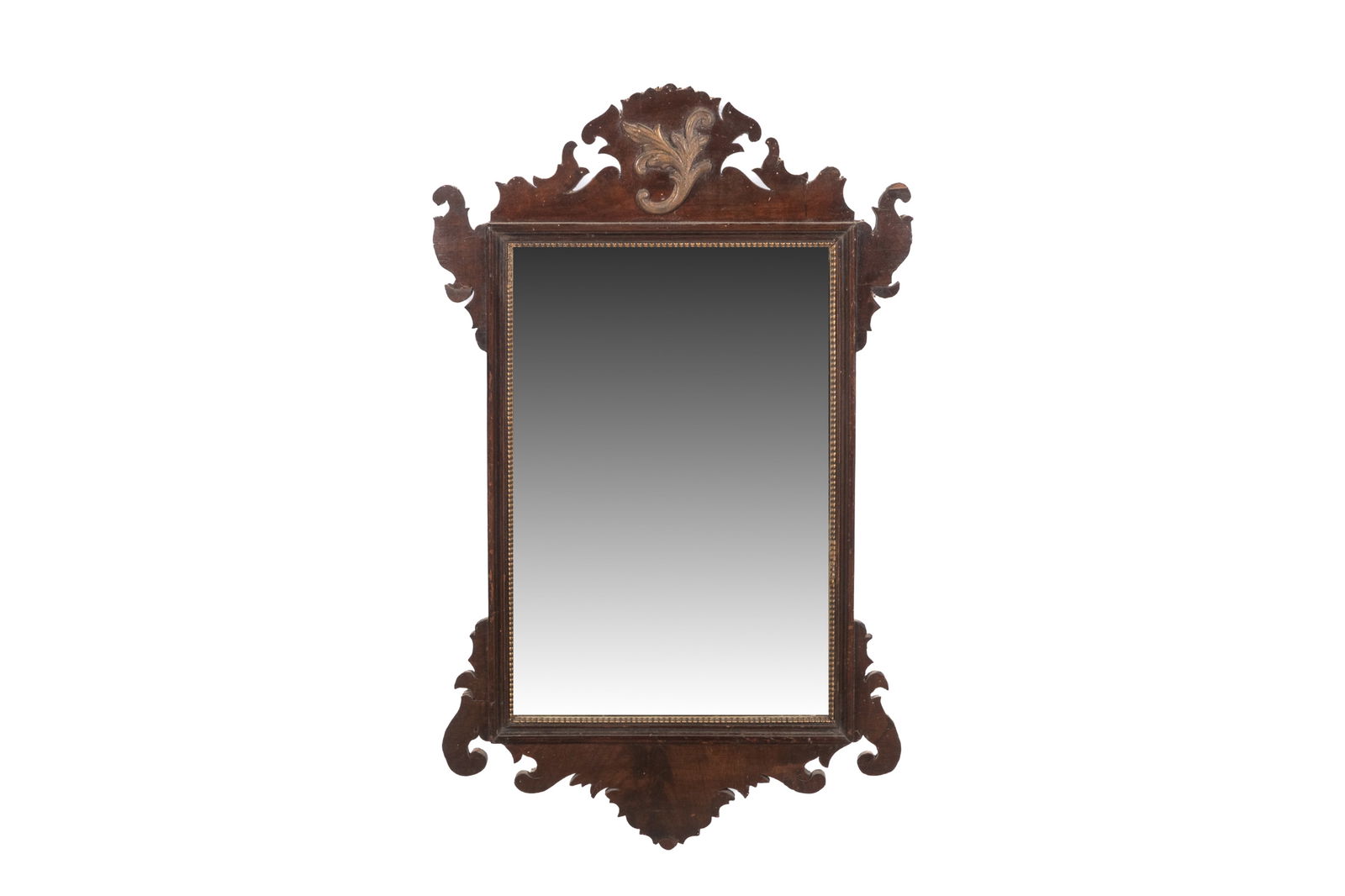 CHIPPENDALE ENGLISH MAHOGANY FRAMED MIRROR (1 of 2)