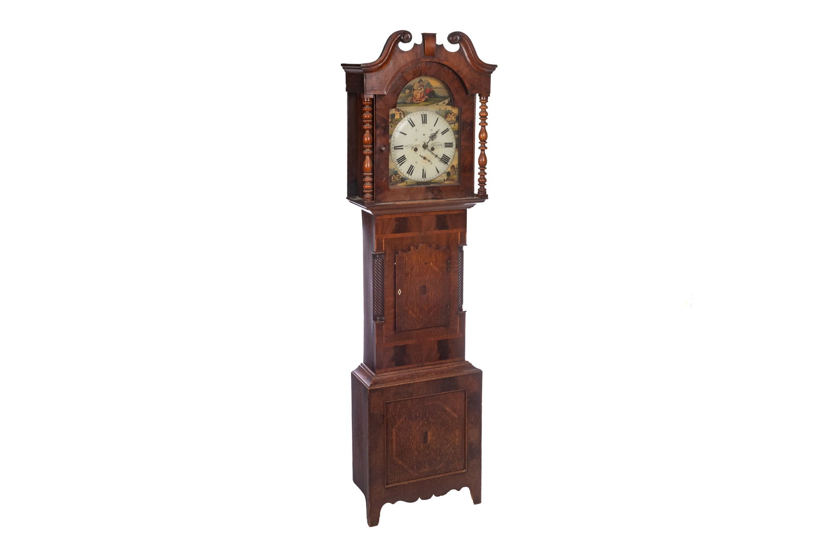 ENGLISH CASED MAHOGANY TALLCASE CLOCK (1 of 4)