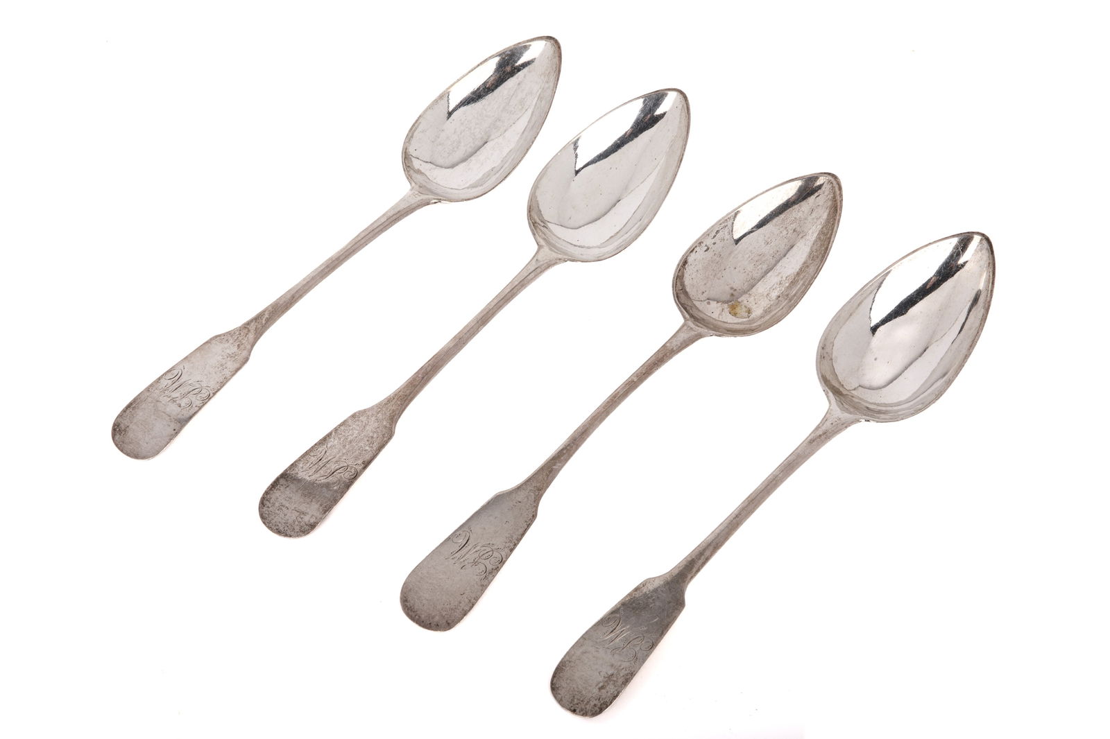 FOUR SCOTTISH PROVINCIAL SPOONS, 220g (1 of 2)