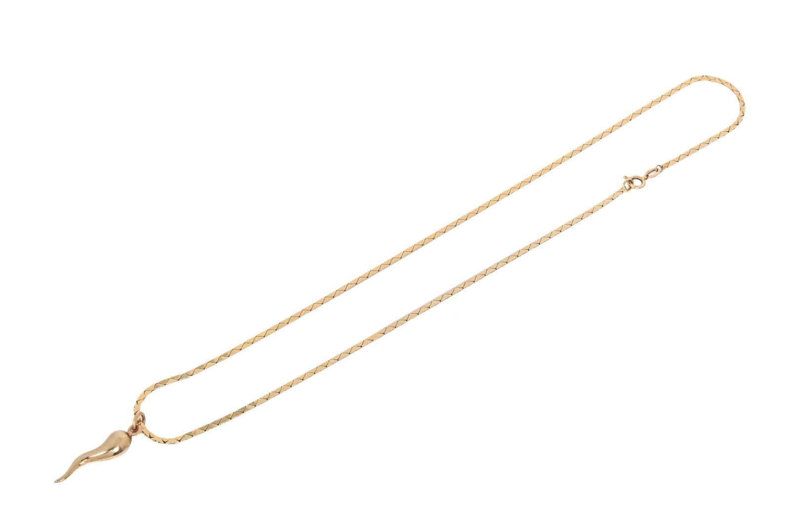 14K & 10K YELLOW GOLD NECKLACE 7.2g (1 of 4)