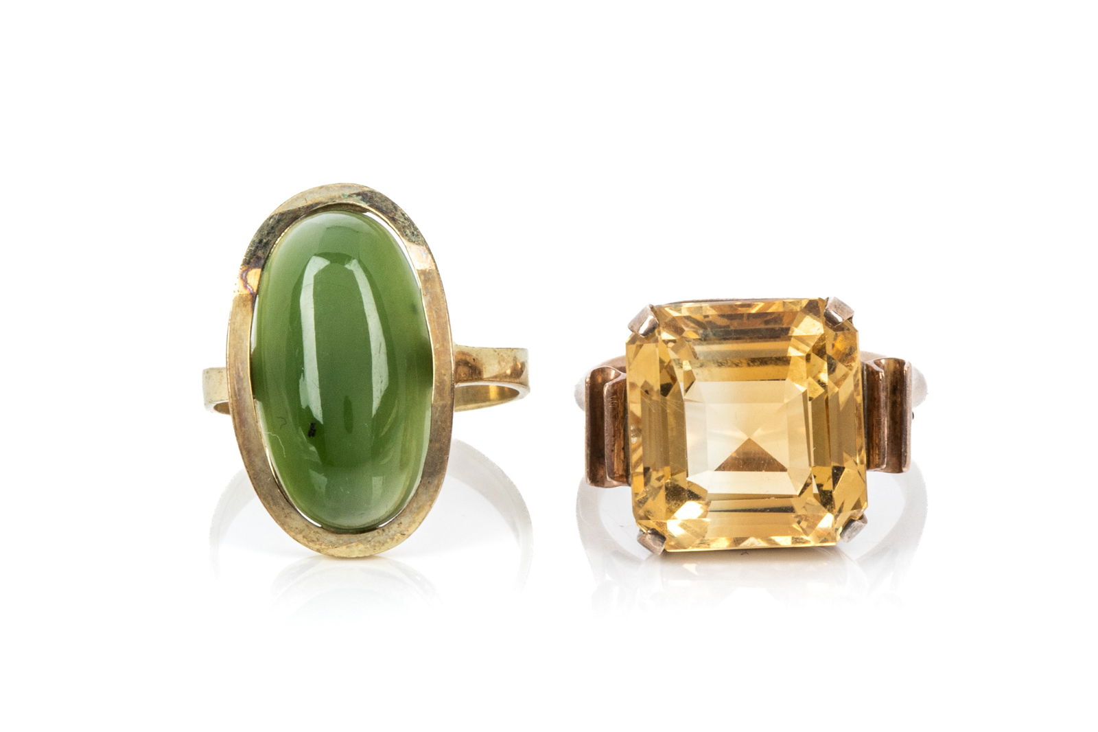 10K & 8K GEMSTONE RING PAIRING 10g (1 of 3)