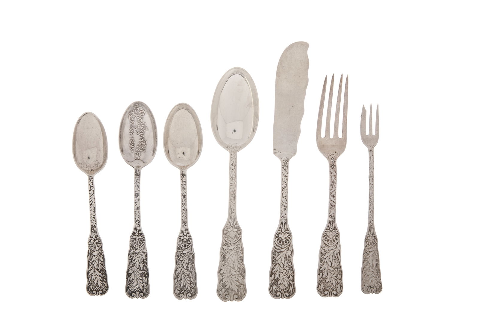 GORHAM ST CLOUD SILVER FLATWARE, 1040g (1 of 2)