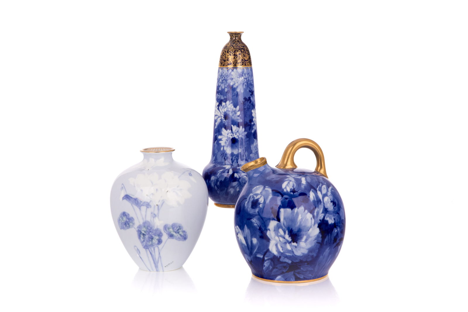 THREE DOULTON BURSLEM VASES (1 of 6)