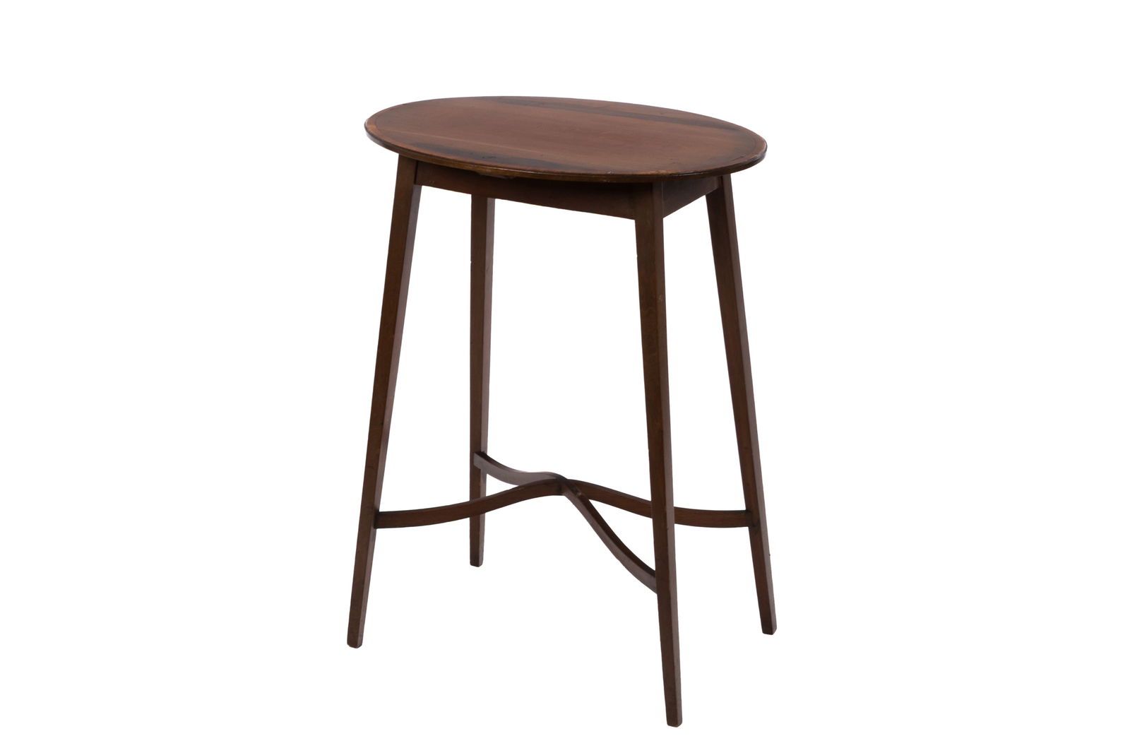 ANTIQUE MAHOGANY CANDLE STAND (1 of 3)