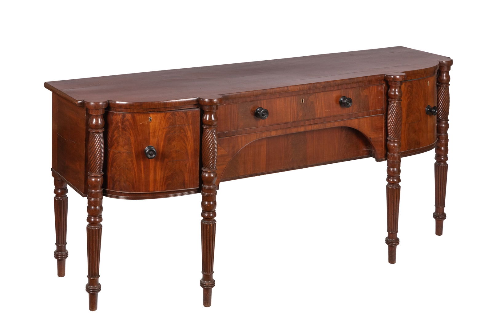 19TH C ENGLISH MAHOGANY SIDEBOARD (1 of 7)