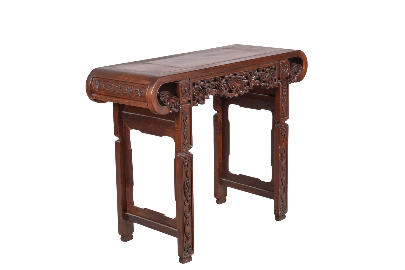 CHINESE HARDWOOD CARVED ALTAR TABLE (1 of 6)