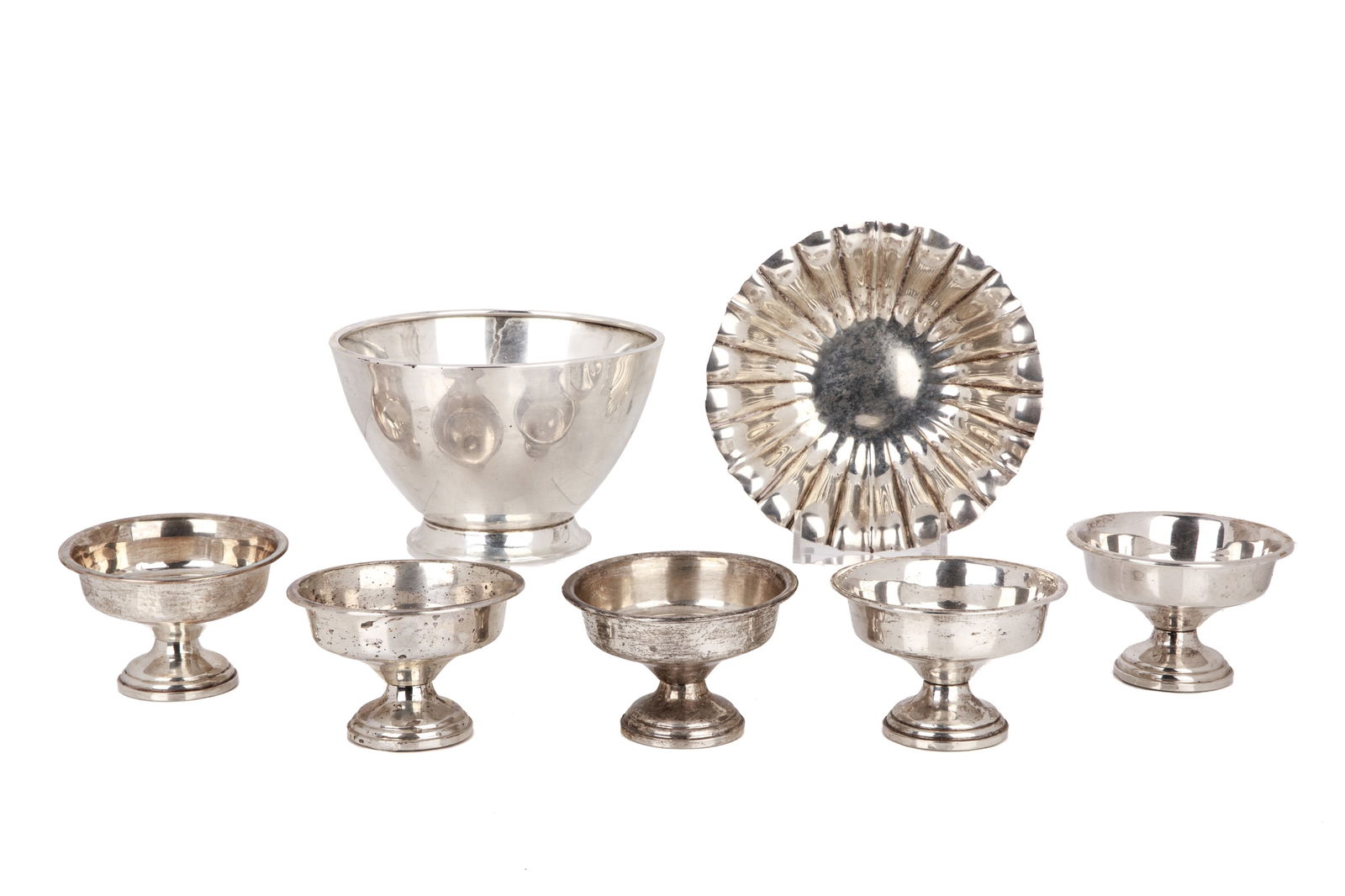 GROUP OF SILVER ITEMS, 360g (1 of 4)