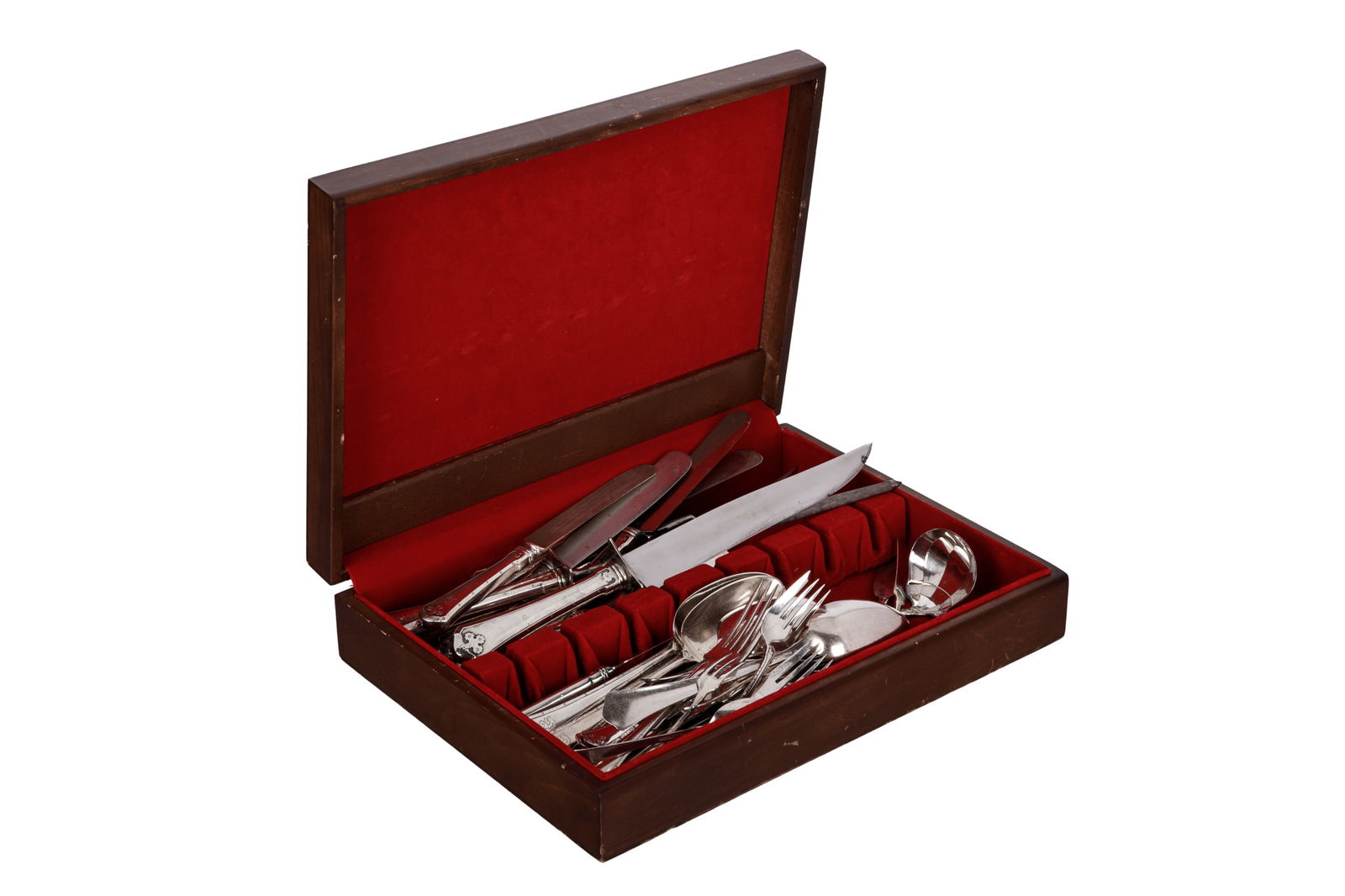 WALLACE CARMEL PATTERN SILVER FLATWARE, 1530g - 4