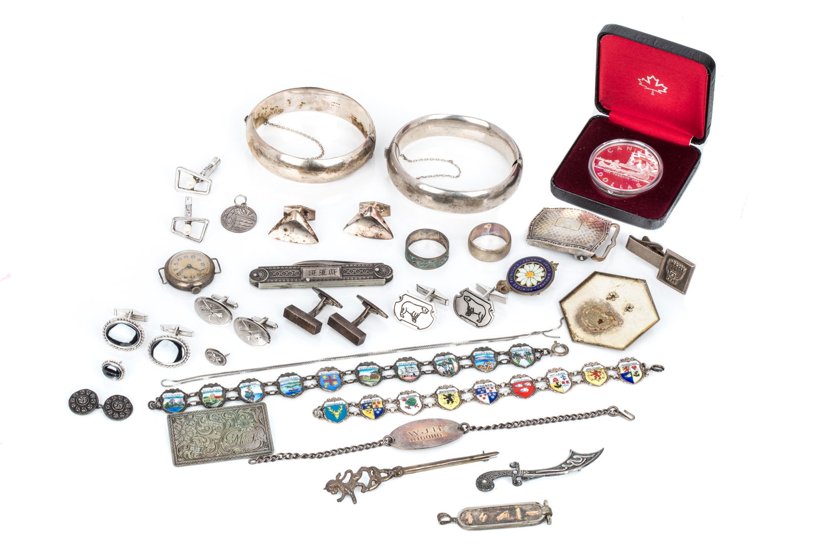 MIXED SILVER GROUPING 318.5g (1 of 1)