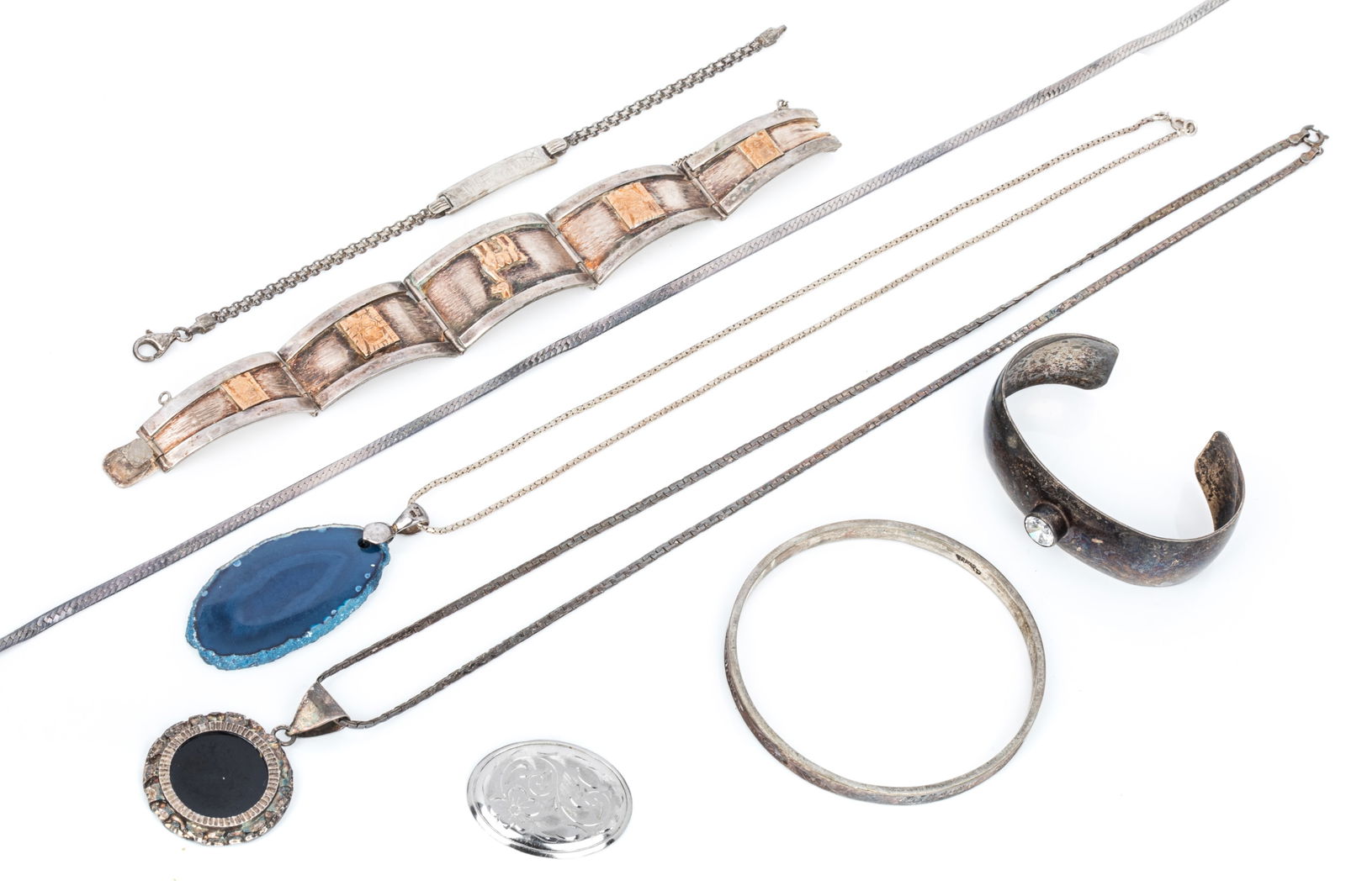 MIXED SLIVER JEWELLERY 117.5g (1 of 2)