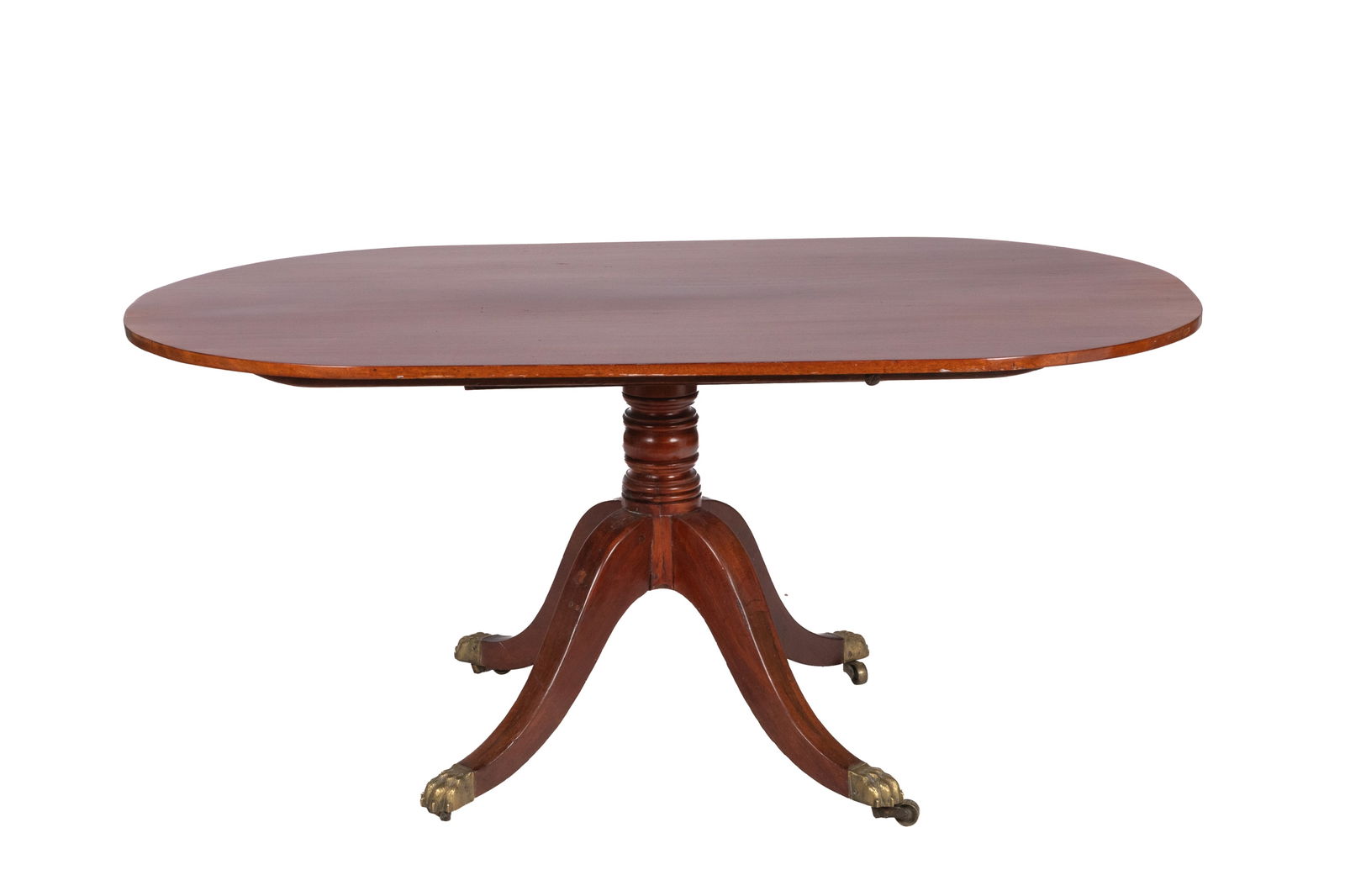 GEORGE III ENGLISH MAHOGANY BREAKFAST TABLE (1 of 7)