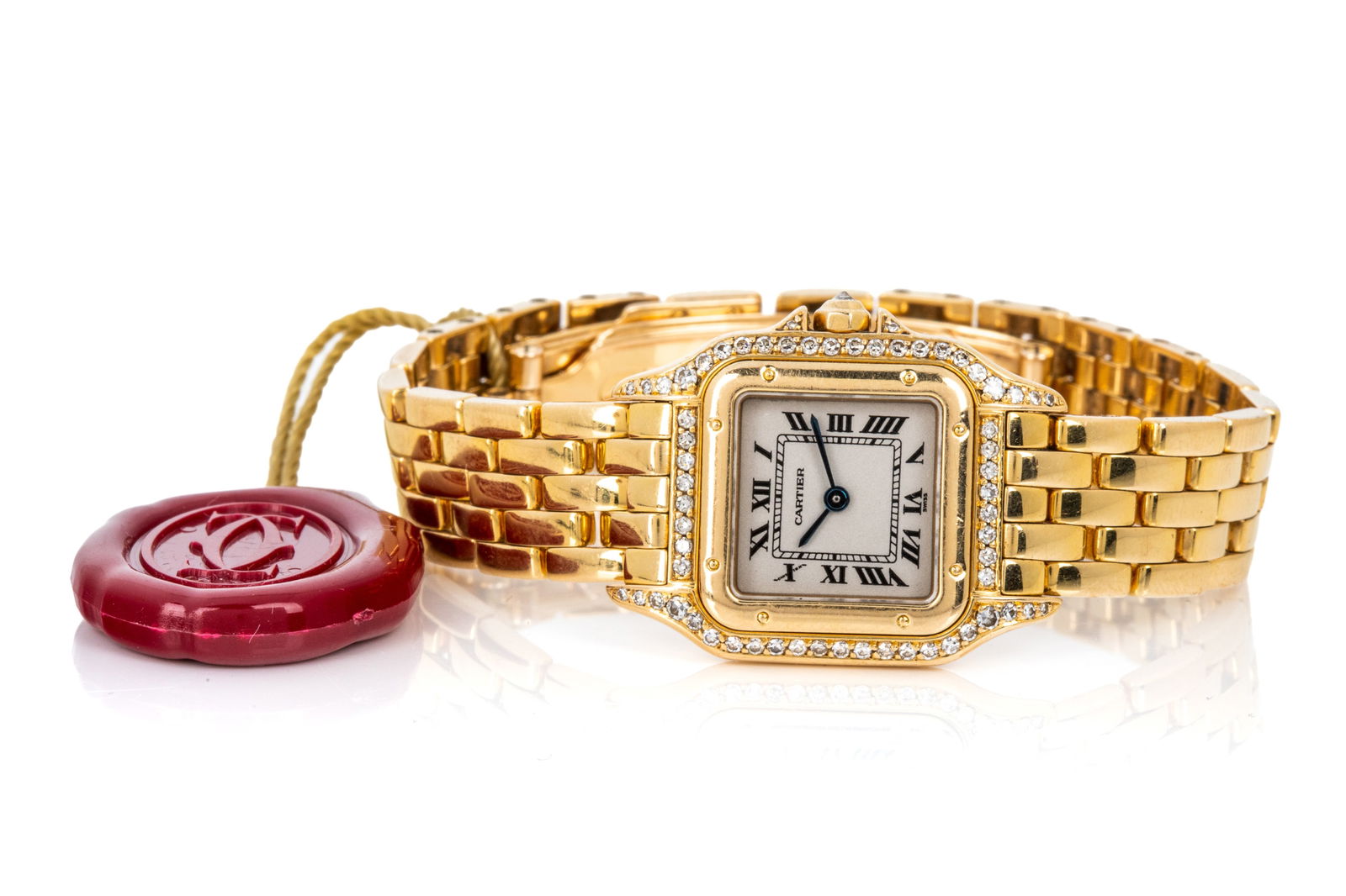 18K DIAMOND PANTHERE DE CARTIER 8057915, COMPLETE (1 of 11)