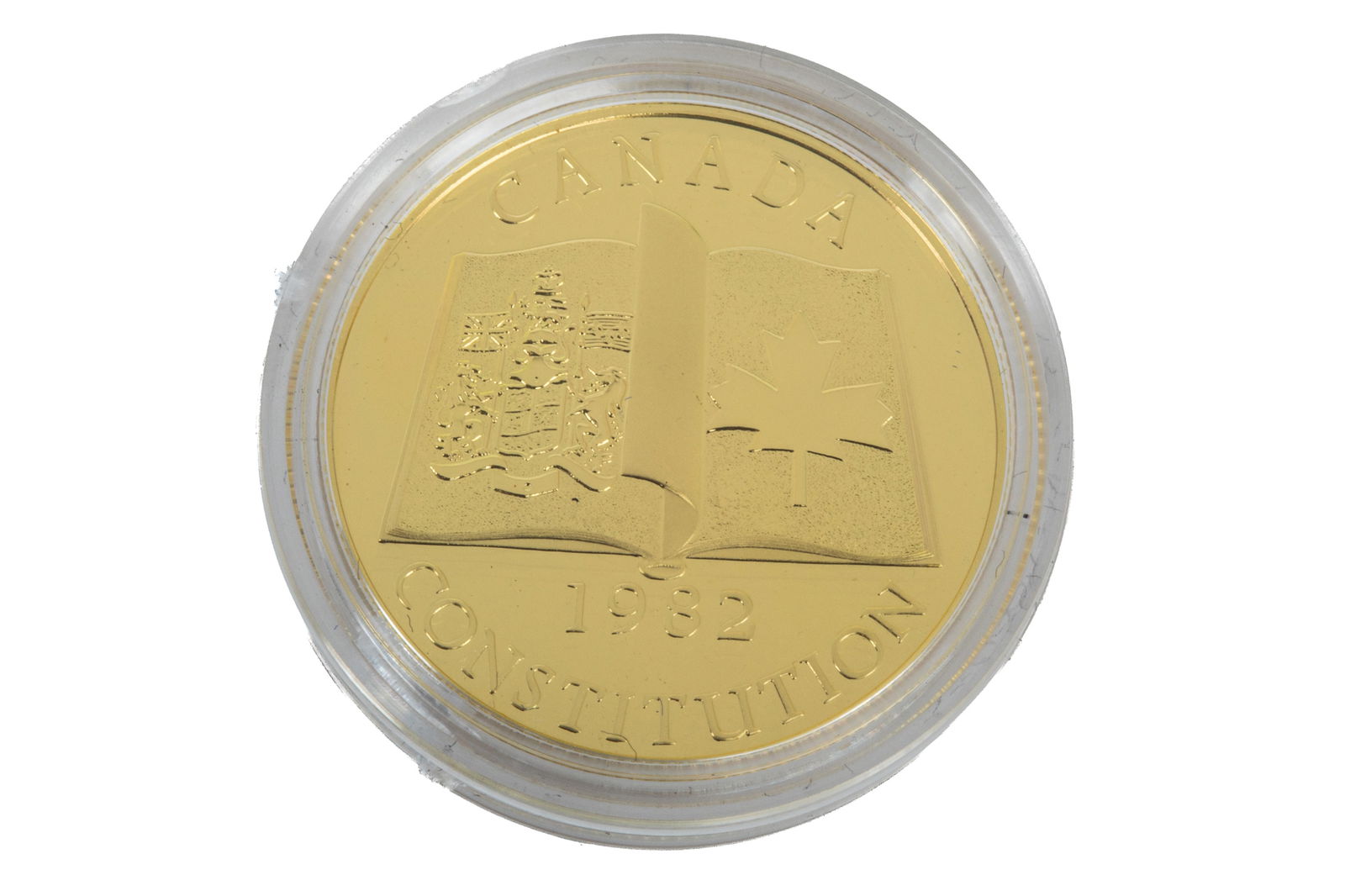 $100 CANADIAN GOLD COIN 1982, 91.7% PURE, COMPLETE (1 of 6)