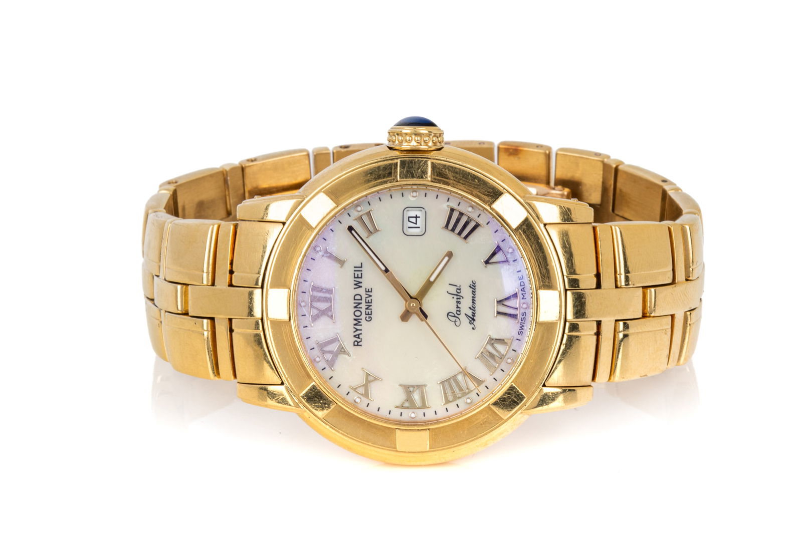 18K GOLD RAYMOND WEIL PARSIFAL 12840, COMPLETE (1 of 13)