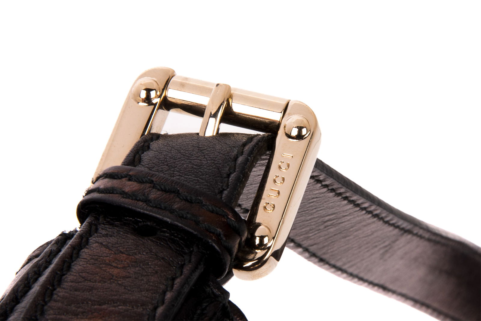 GUCCI BLACK MEDIUM BRITT HOBO BAG - 6