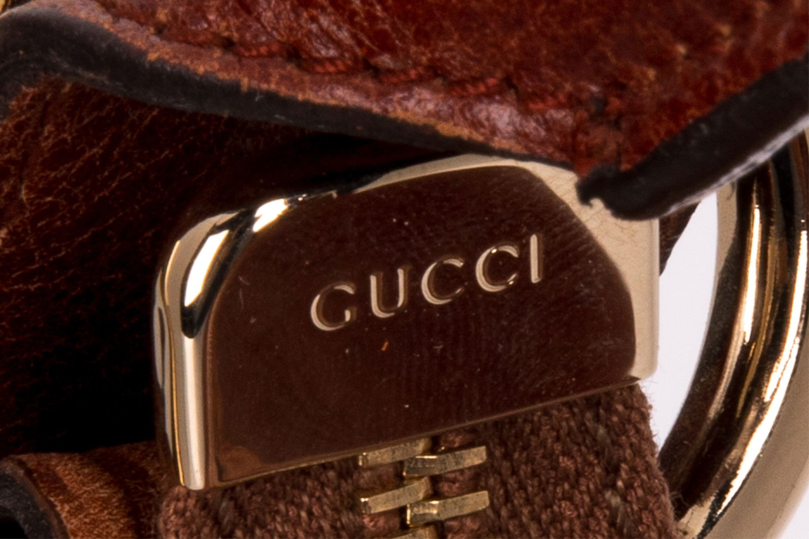 GUCCI BROWN GUCCISSIMA TRIM SIGNORIA HOBO BAG - 2