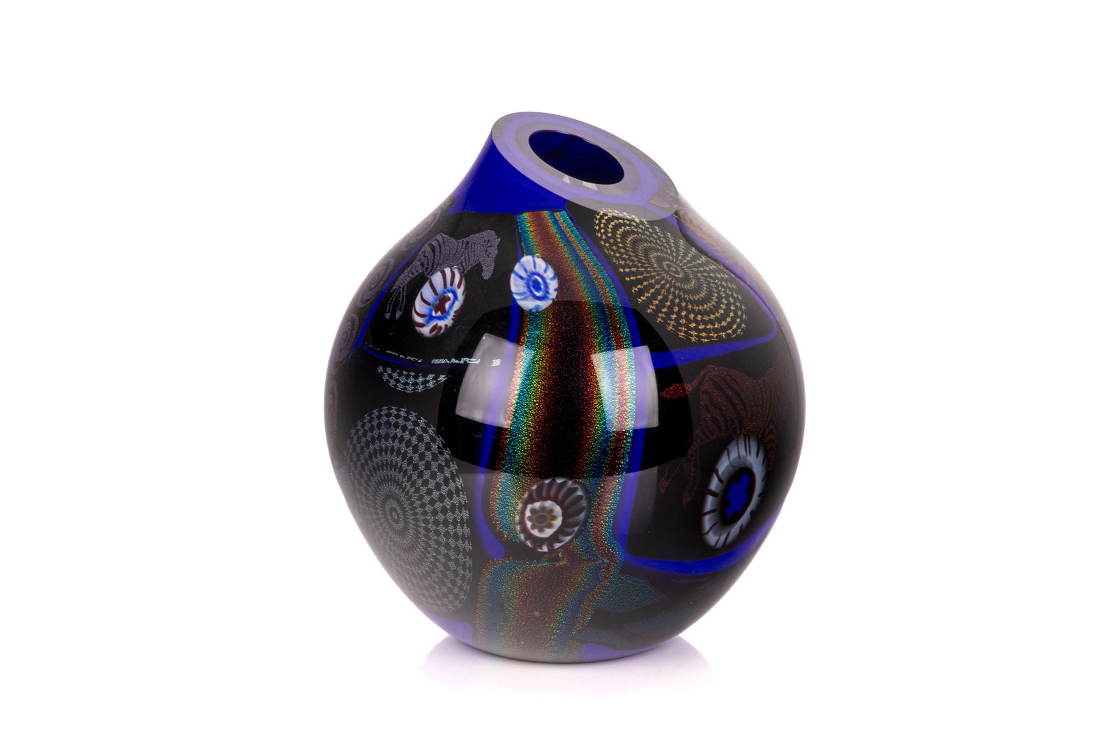 ASYMMETRICAL GLASS VASE BY PETER VANDERLAAN (1 of 5)