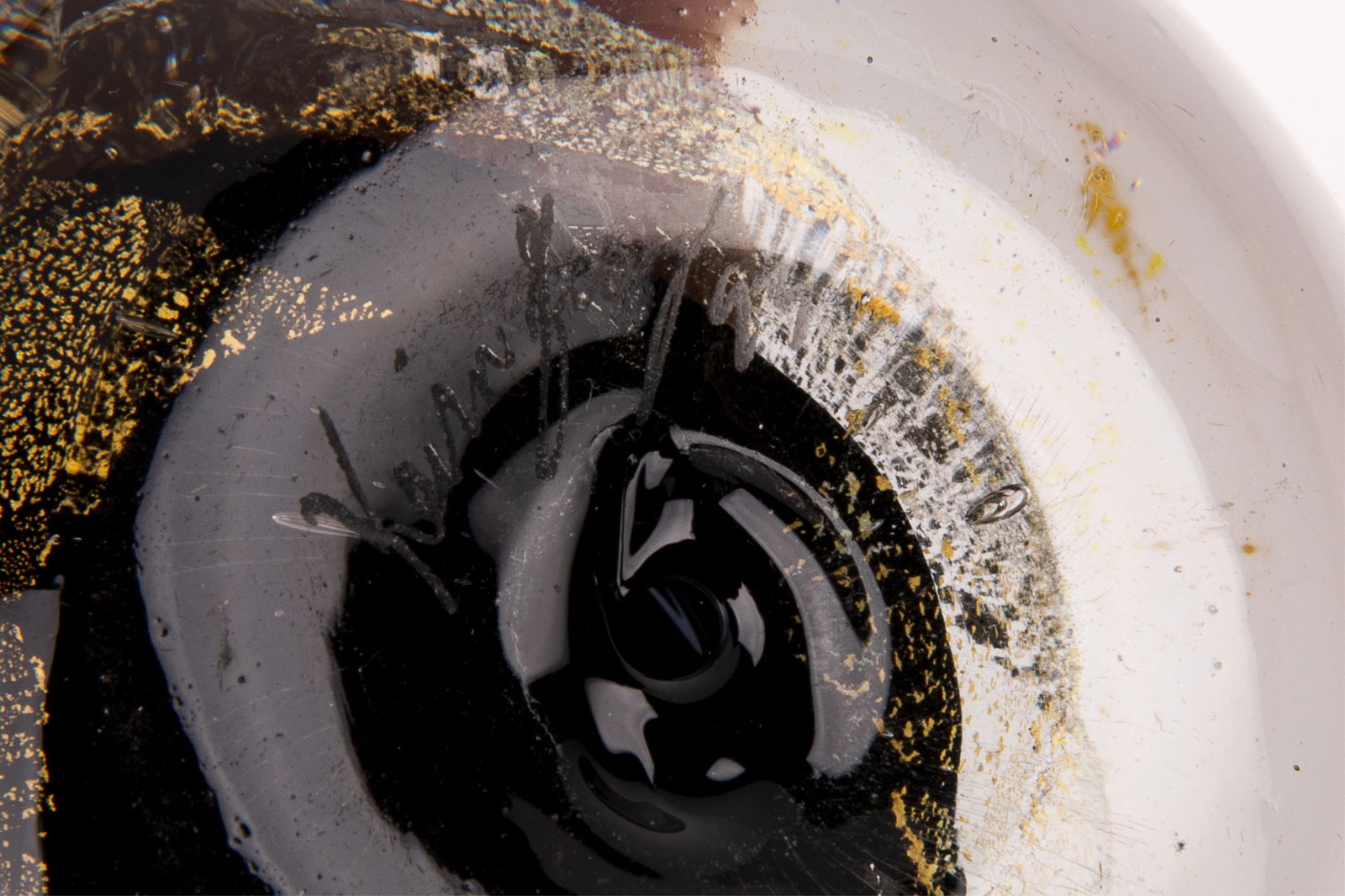 FIVE GLASS PAPERWEIGHTS - 5