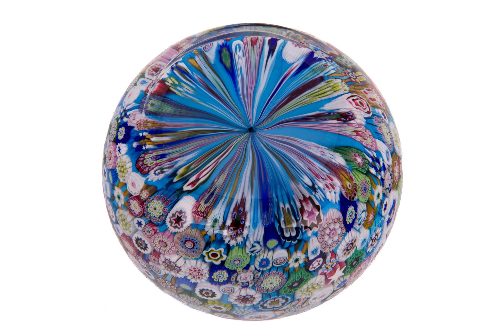 FIVE GLASS PAPERWEIGHTS - 6