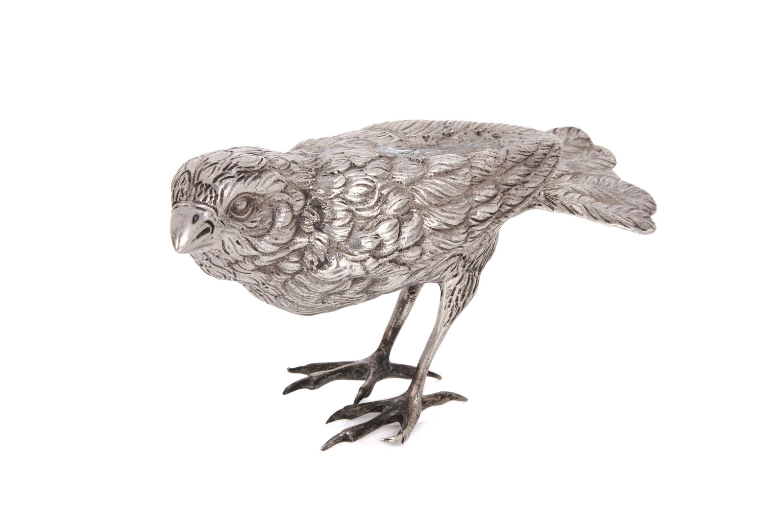 CAST SILVER BIRD 162 g.: L.11.5 cm 4 1/2 in.