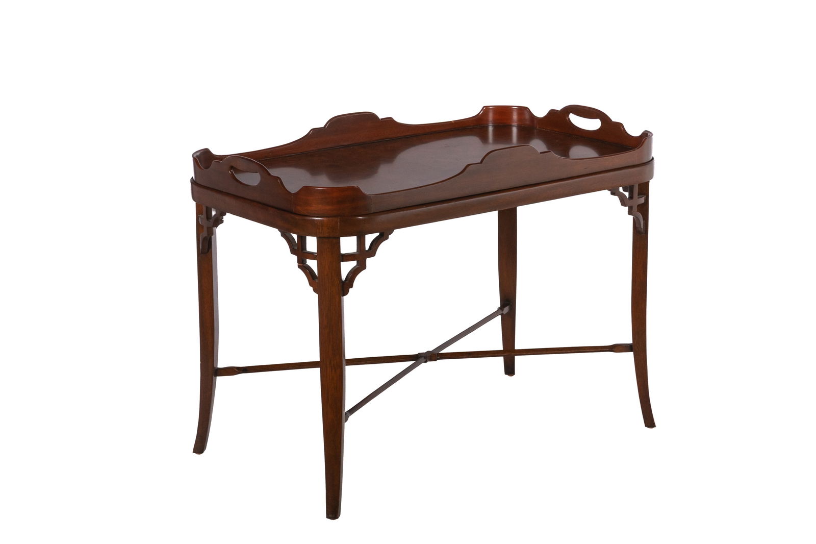 MAITLAND-SMITH MAHOGANY TRAY TABLE (1 of 8)