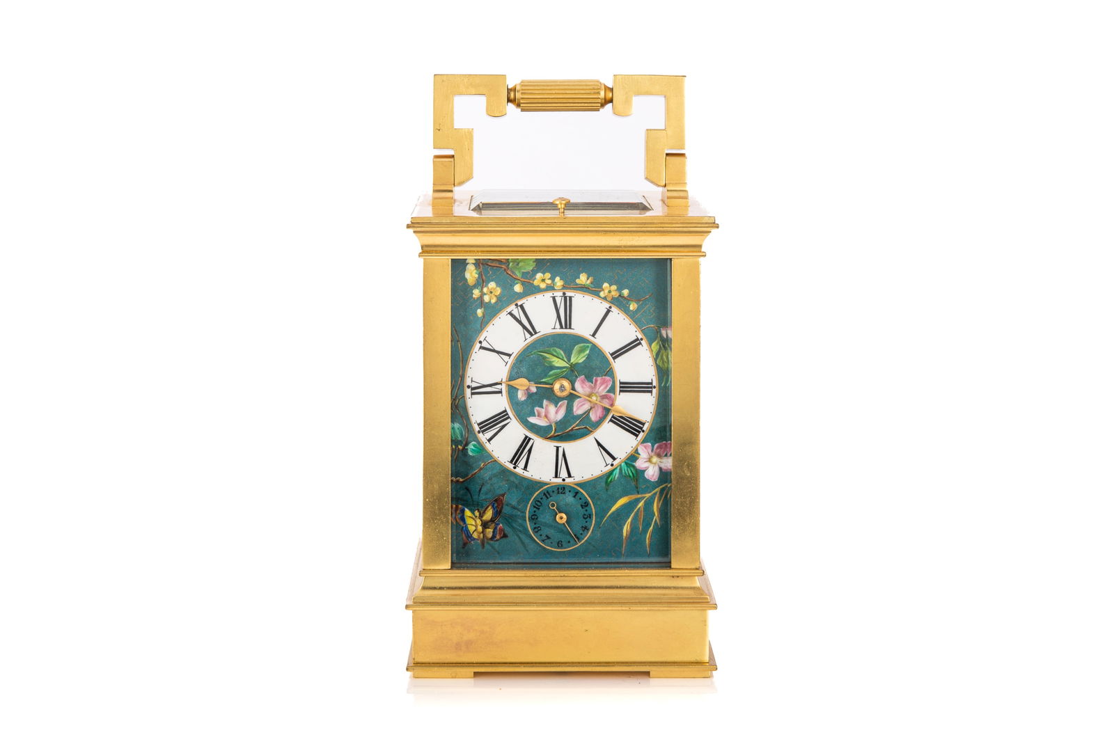 FINE 19th C. FRENCH BRONZE REPEATER CARRIAGE CLOCK (1 of 7)