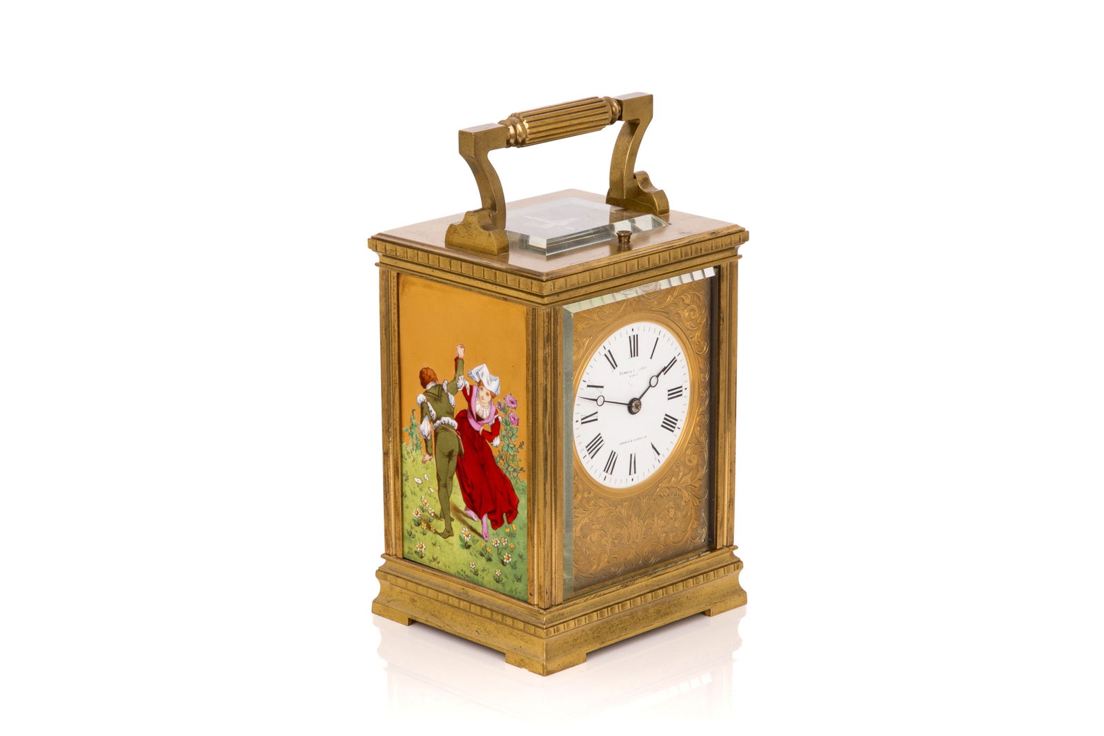 19th C. FRENCH BRONZE REPEATER CARRIAGE CLOCK (1 of 8)
