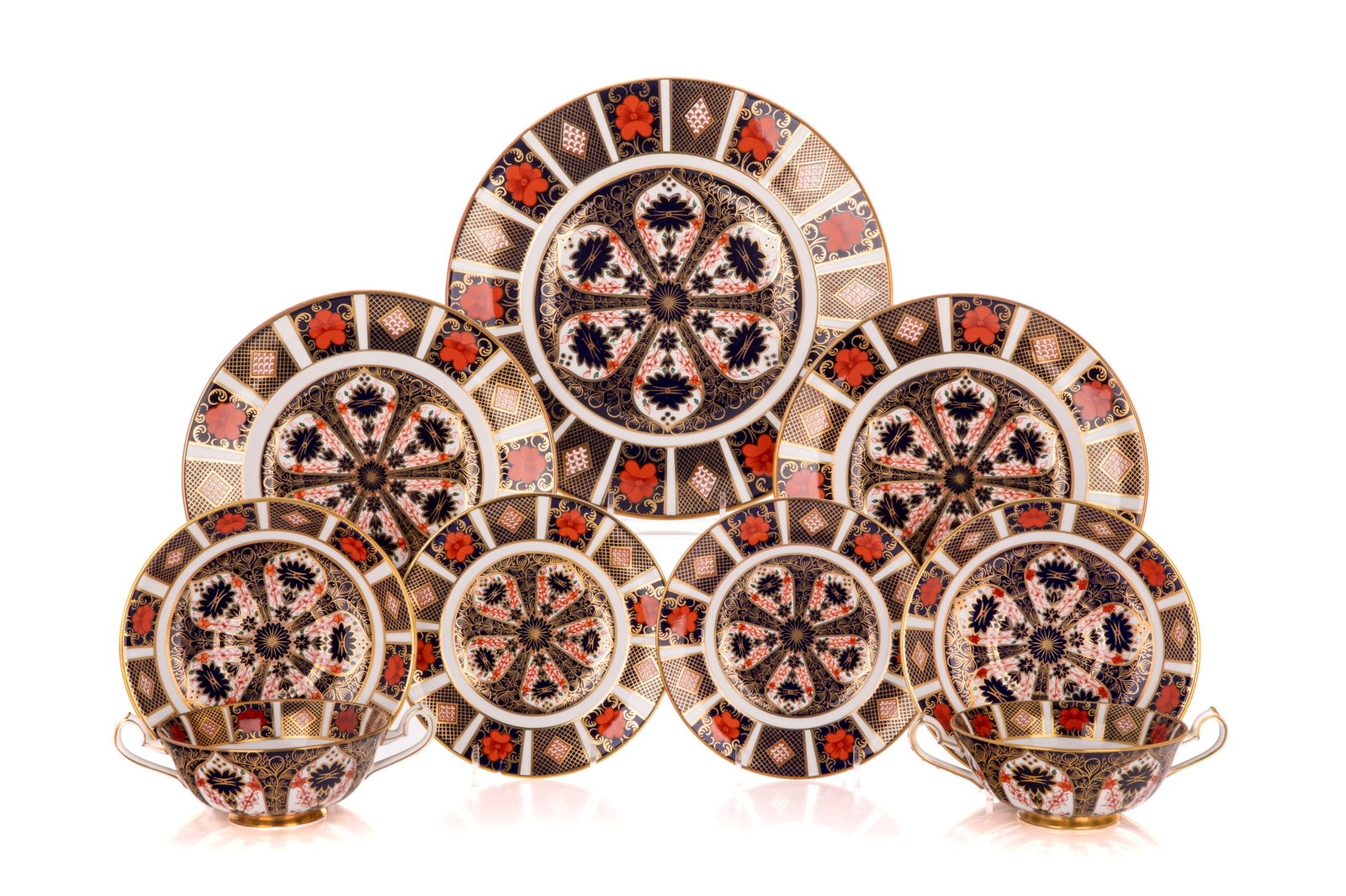 23 PC ROYAL CROWN DERBY IMARI DINNER SERVICE (1 of 3)