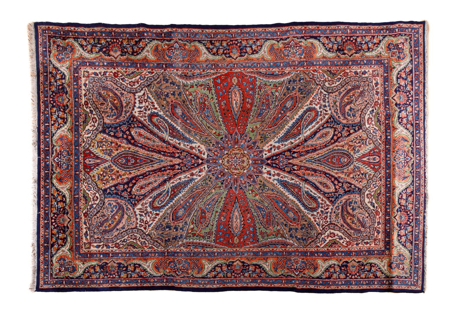UNUSUAL PERSIAN WOOL GHIASABAD RUG (1 of 2)