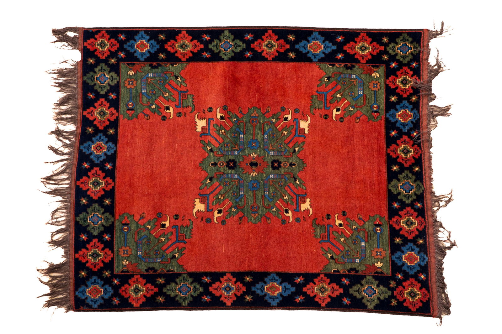 GEOMETRIC KAZAK STYLE TRIBAL RUG (1 of 2)