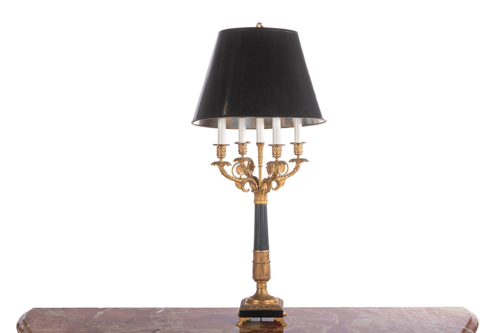 FRENCH EMPIRE DESIGN BRONZE TABLE LAMP (1 of 2)