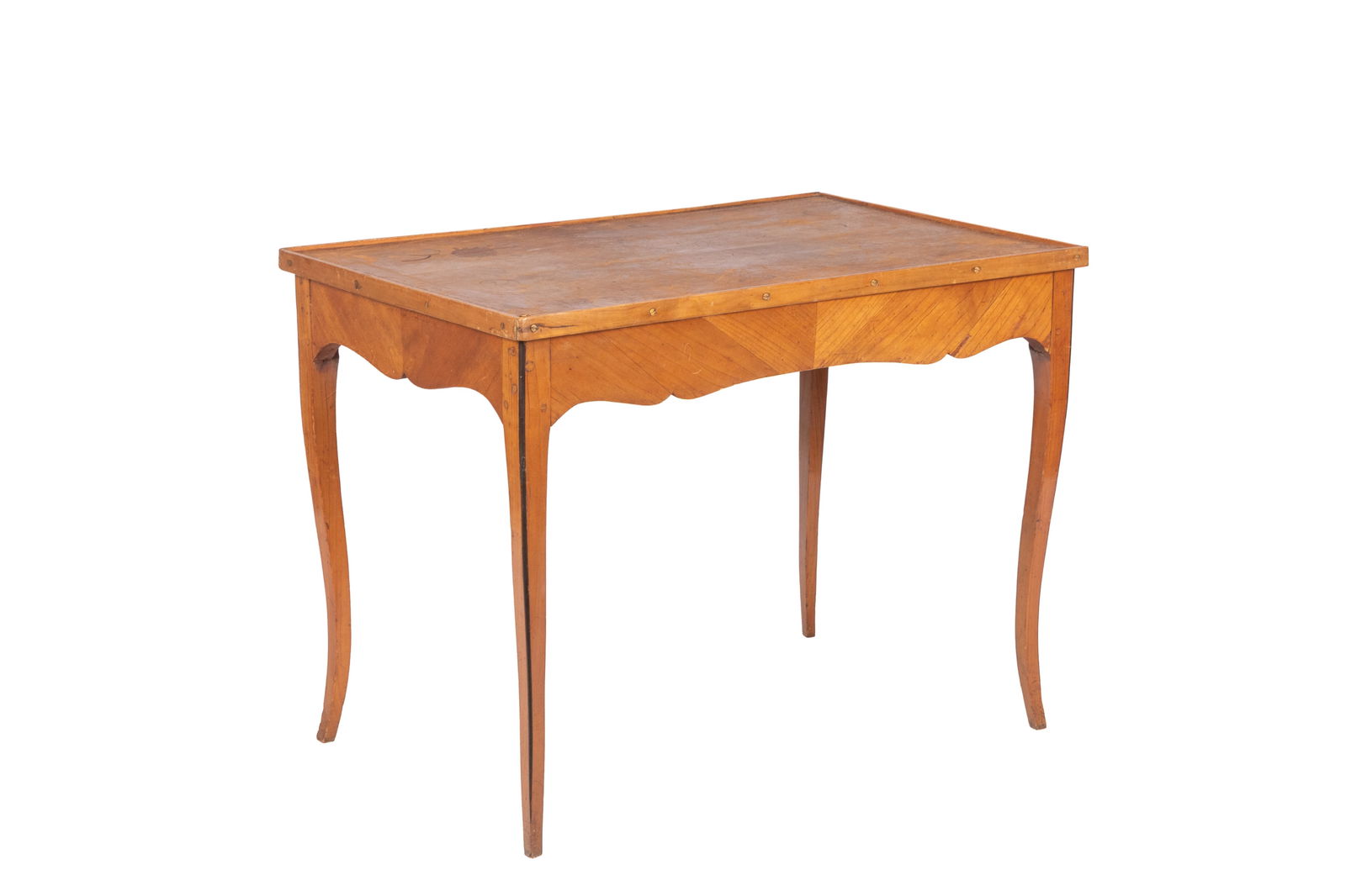 FRENCH FRUITWOOD BACKGAMMON GAME TABLE (1 of 6)