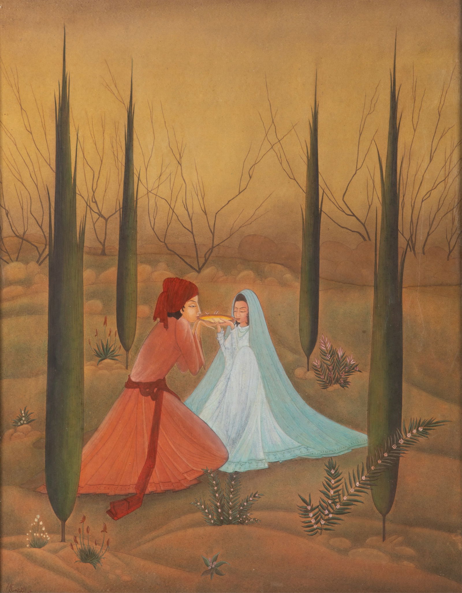 ABDUR RAHMAN CHUGHTAI (Pakistani, 1897-1975) (1 of 5)