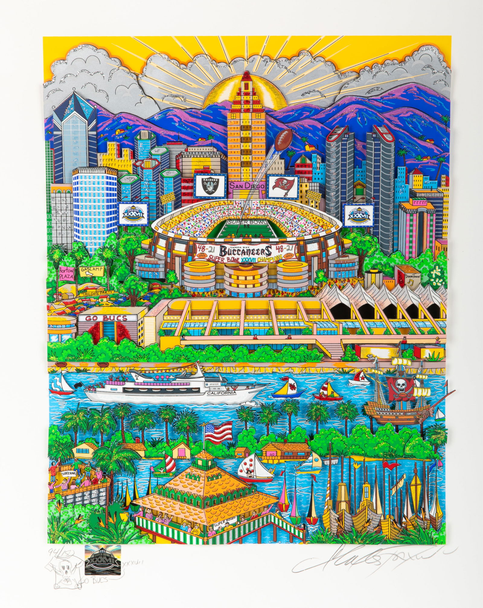 CHARLES FAZZINO (American, b. 1955) (1 of 5)