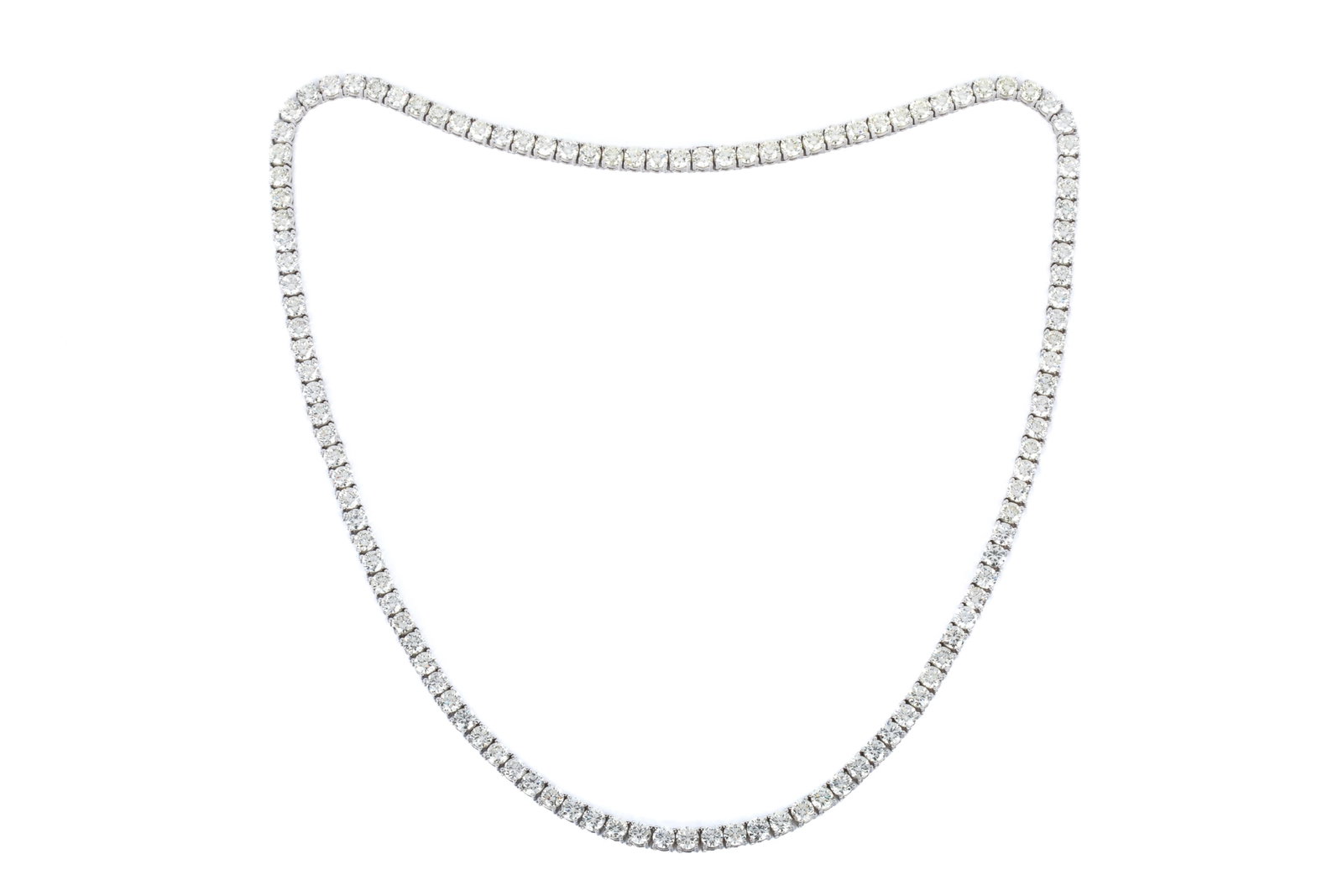 74.17cttw 18K 34-INCH DIAMOND NECKLACE 91.19g (1 of 5)