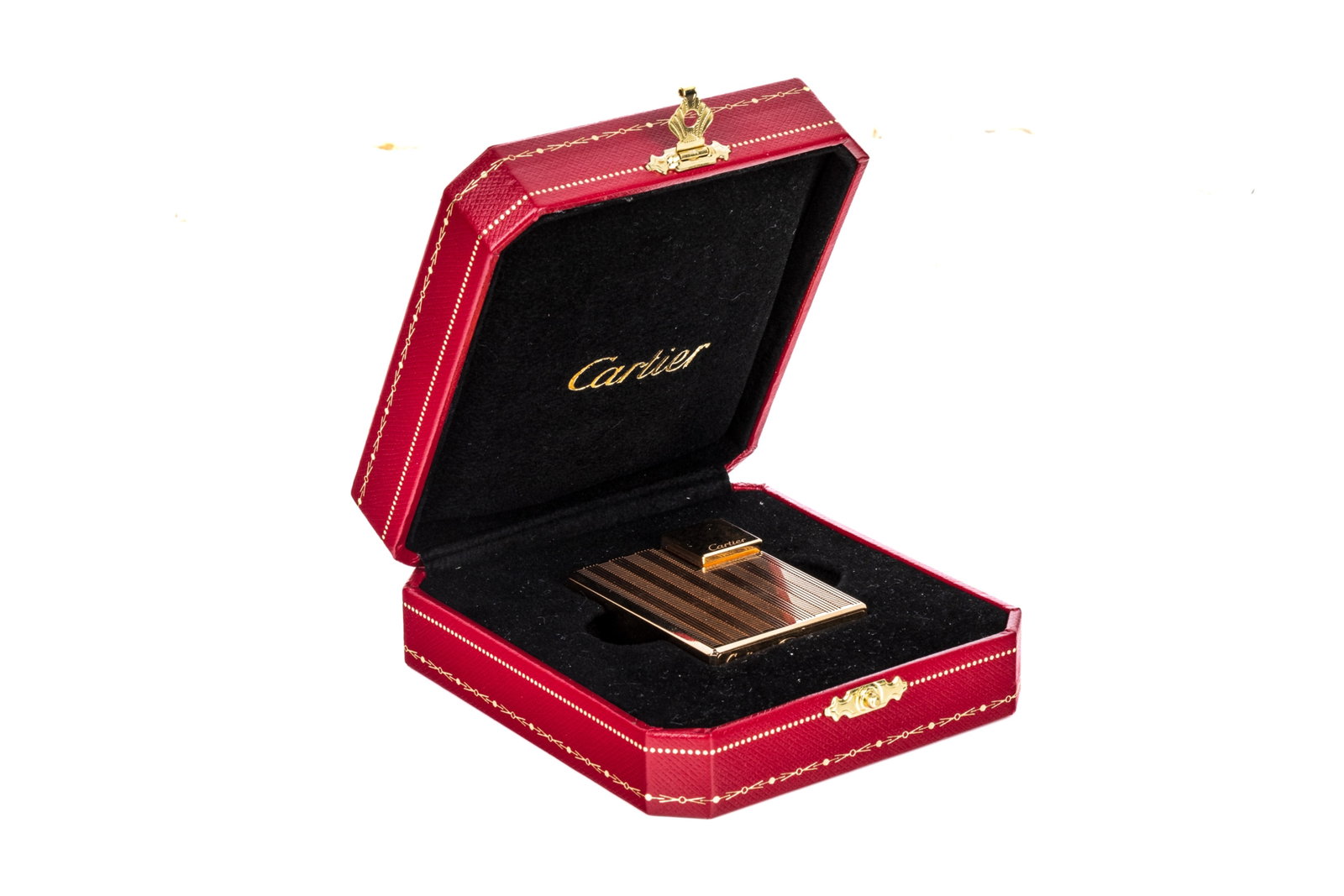 CARTIER GOLD-PLATED LIGHTER (1 of 8)