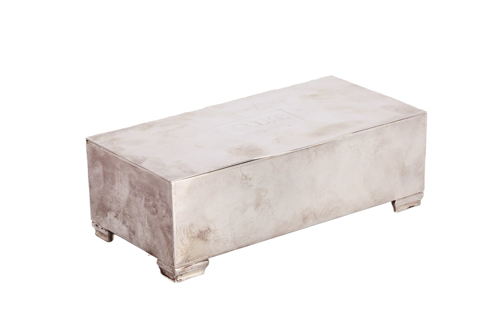 BIRKS CANADIAN SILVER CIGARETTE BOX, 651g (1 of 5)