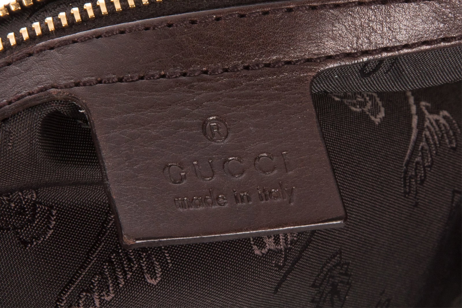 GUCCI BROWN PYTHON LEATHER HYSTERIA TOTE BAG - 7