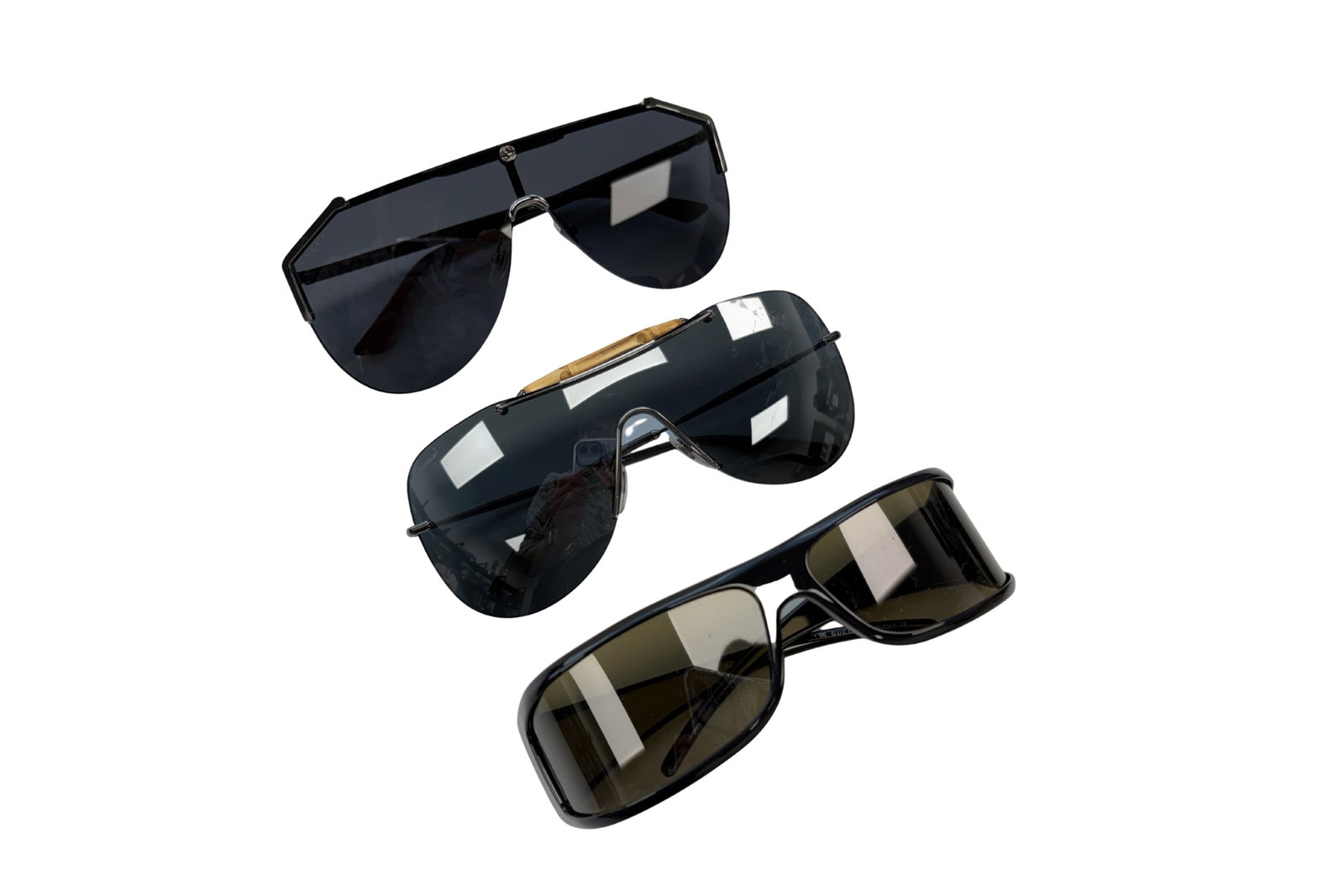 THREE PAIRS OF GUCCI SUNGLASSES (1 of 1)