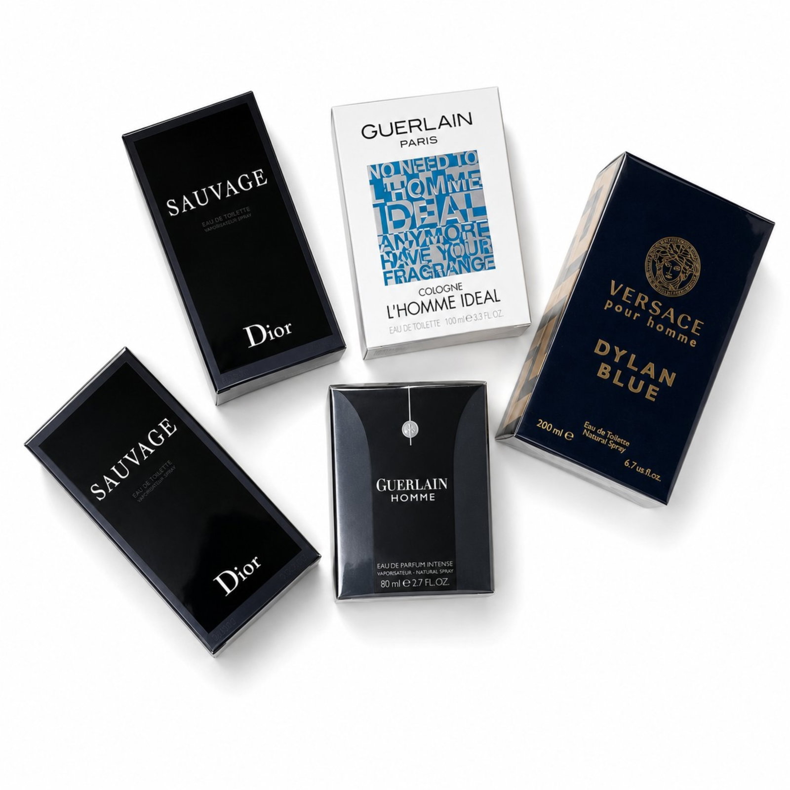 FIVE BOTTLES OF MENS COLOGNE (1 of 1)