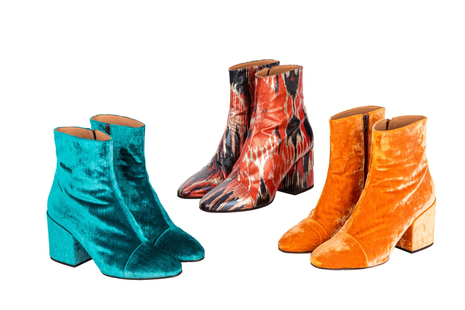 THREE PAIRS ASSORTED DRIES VAN NOTEN ANKLE BOOTS (1 of 8)
