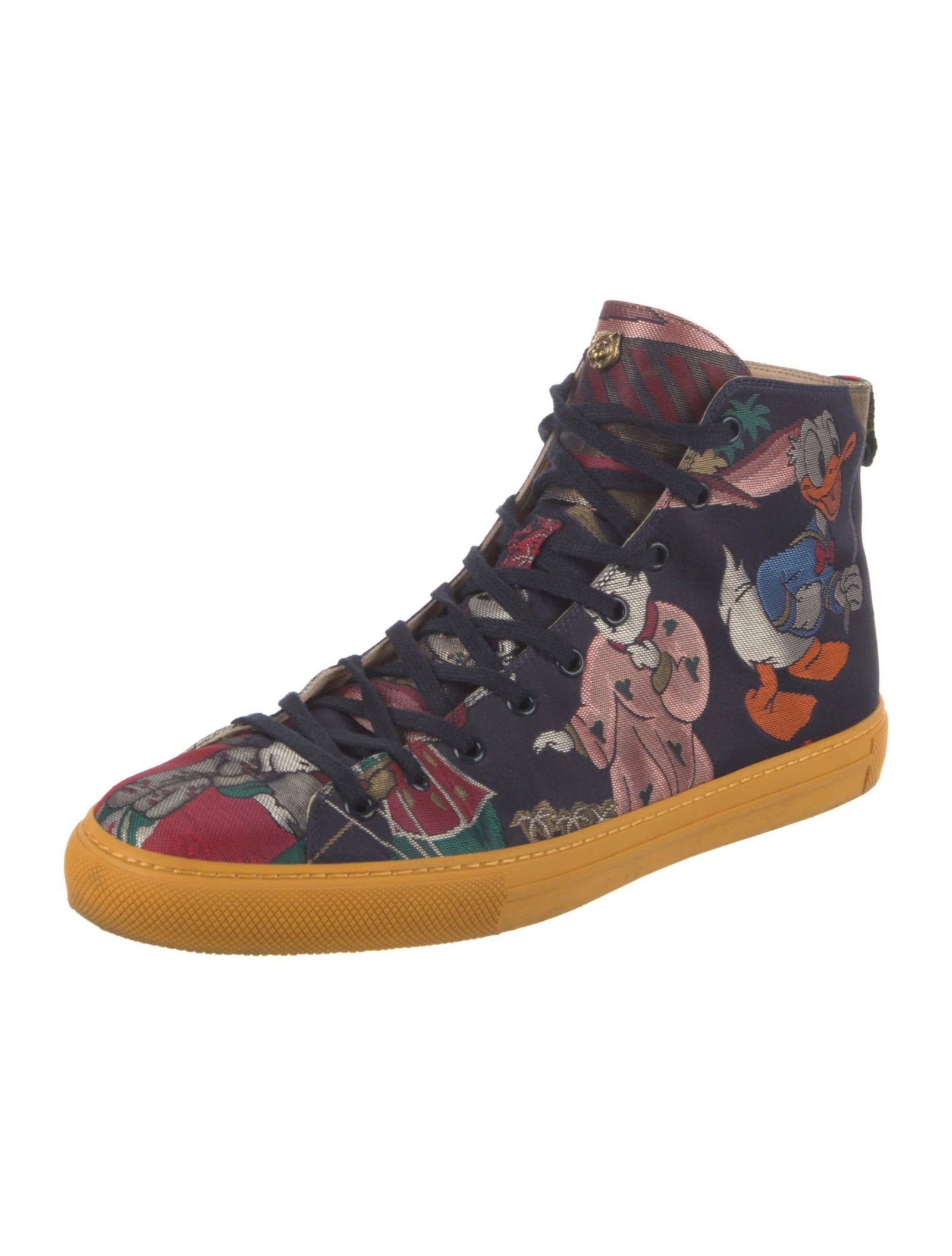 GUCCI X DISNEY DONALD DUCK JACQUARD MENS SNEAKERS (1 of 1)