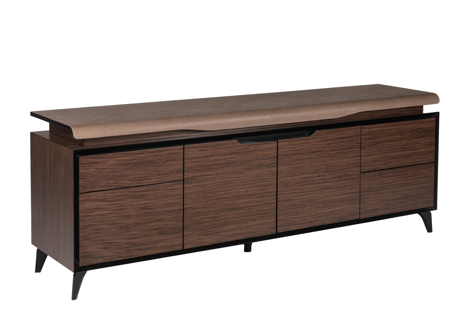 ASTON MARTIN LEATHER TOP DRESSER (1 of 4)