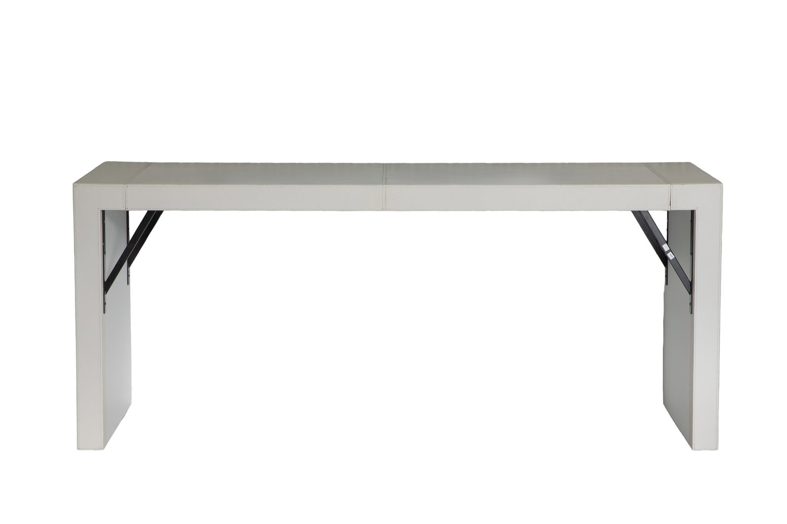 FORMITALIA LEATHER CONSOLE TABLE - 2